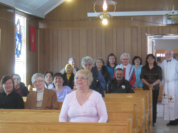 a group of church members
