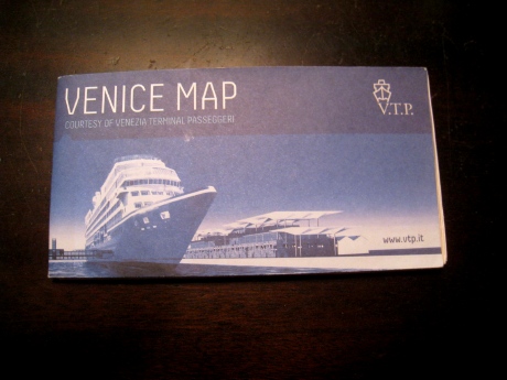 a brochure and map of Venice