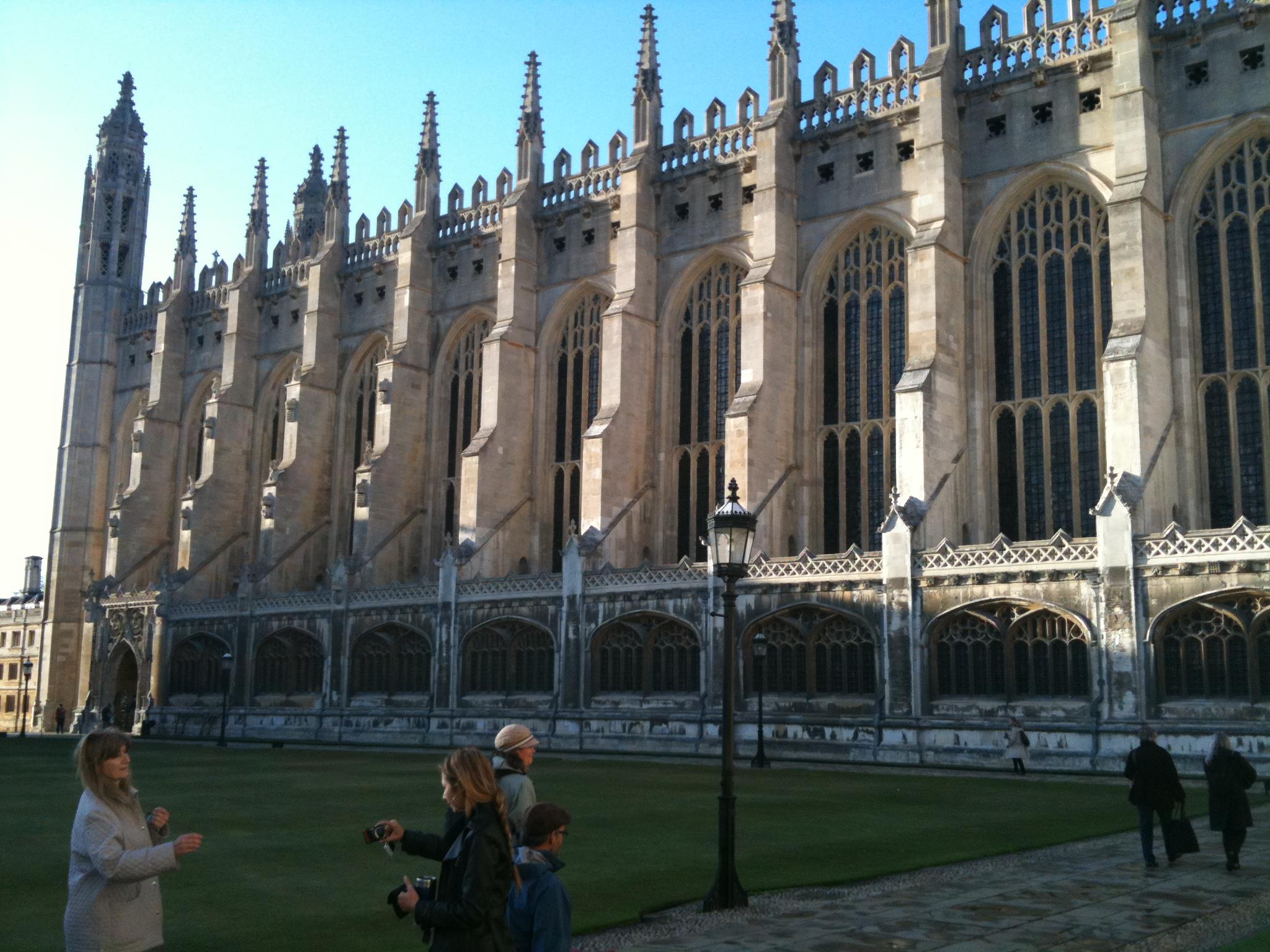 the exterior of Kings College
