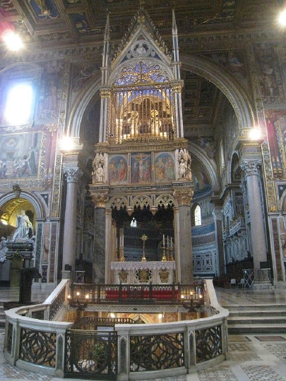 The high altar of St. John Lateran