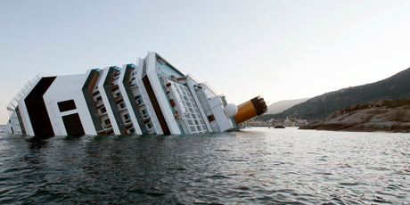 wreck of the Costa Concordia
